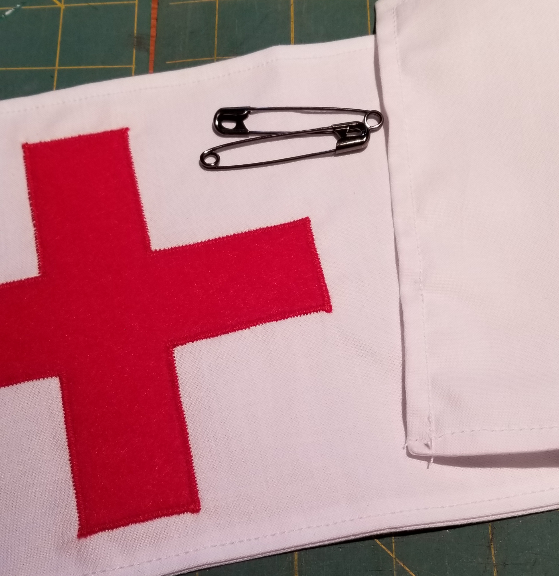 thumbnail image 2 of Red Cross Arm Band - Reversible With Hook And Loop Closure, Military Uniform Supply 2 of 5