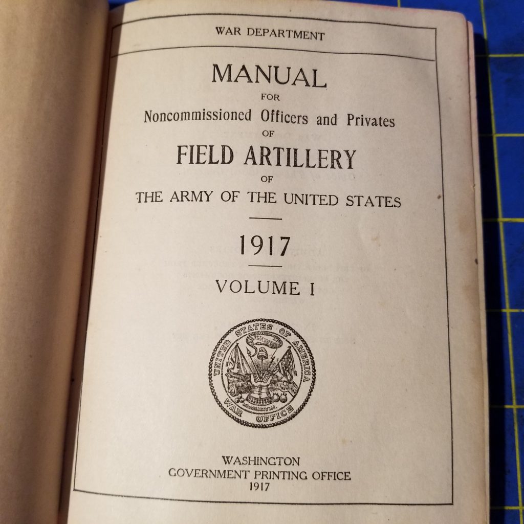 Field Artillery Manual, 1917 SERVICE OF SUPPLY