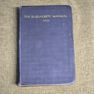 1940 Tenth Edition of The Bluejackets' Manual, USN