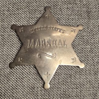 Marshal badge, Vintage, Brass -Reenactor or Costume