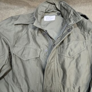 Coat, Man’s, Cotton Wind Resistant, Sateen, Vietnam Era 1963 Small Long
