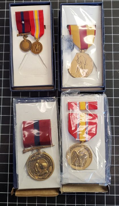 US Marine Corps Medal Set -Expeditionary Ribbon, Good Conduct & National Defense