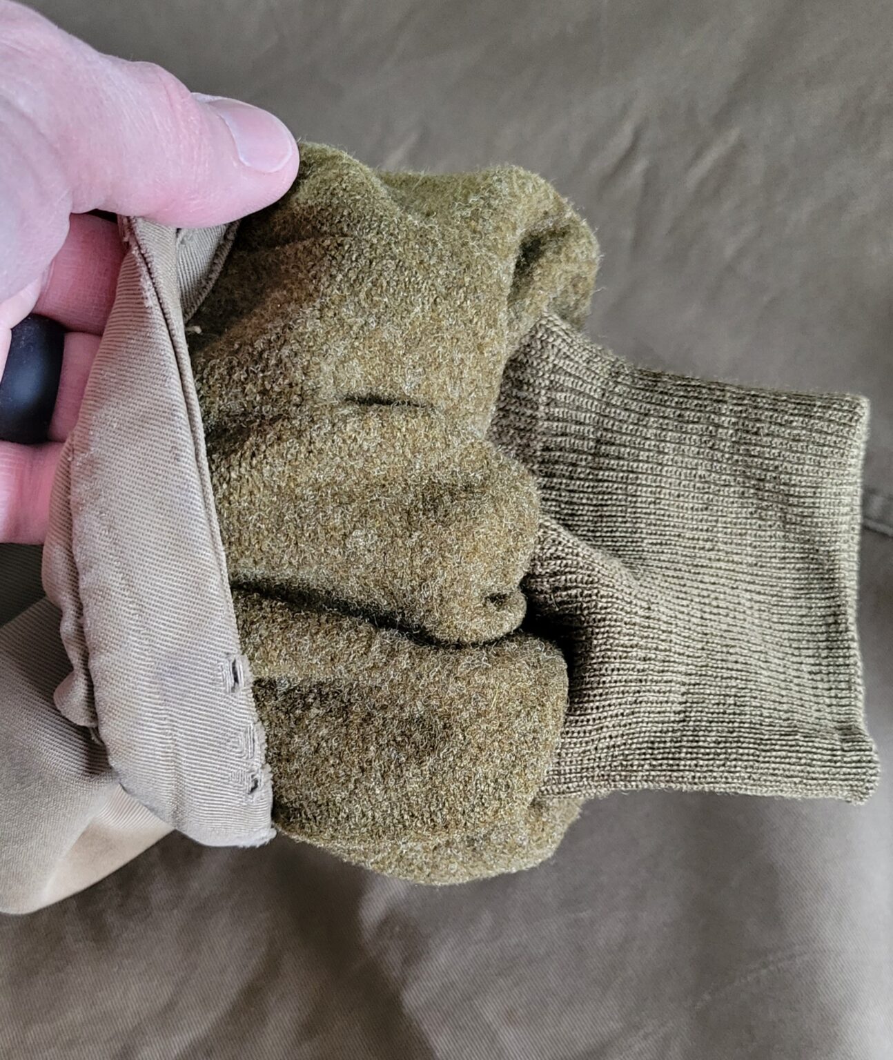 WWII Overcoat, Parka Type, Sheepskin Lined, size 40R, Original ...