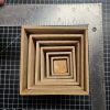 7 Vintage Wooden Nesting Boxes -Mid 20th Century Toy - Image 5