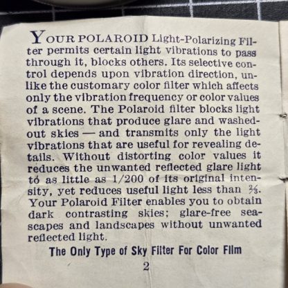 Vintage Polaroid Neutral Light-Polarizing Filter Set - Image 4