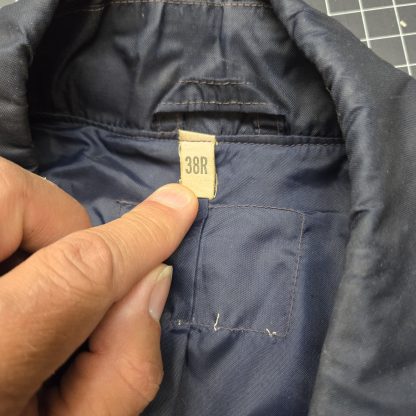 USAF officer’s raincoat, dark blue in color and marked size 38R - Lieutenant Colonel - Image 3