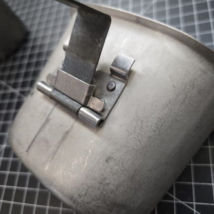WWII-era U.S. canteen cup manufactured by Rogers–Akron