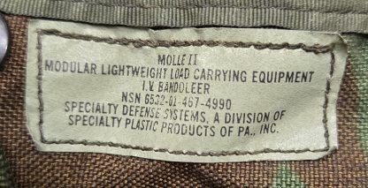 MOLLE II I.V. Bandoleer- 2001 Woodland Camouflage - Image 2