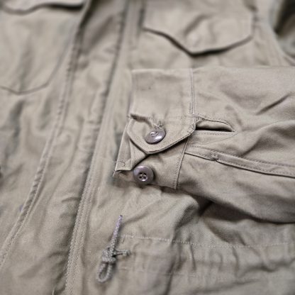 Coat, Man’s, Cotton Wind Resistant, Sateen, Vietnam Era 1963 Small Long