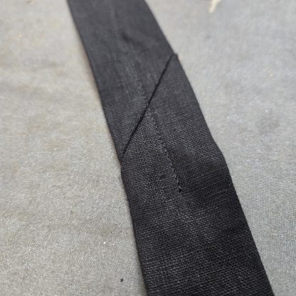 Necktie, Black, Squared Ends - Blemished / Second