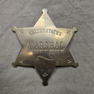 U.S. Marshal badge made of brass