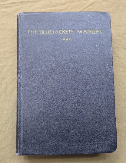 1940 tenth edition of The Bluejackets' Manual, USN