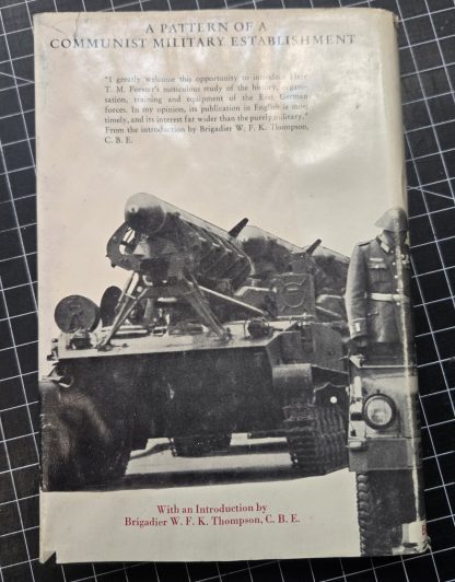Book, The East German Army by Thomas M. Forster 1968 - Image 2
