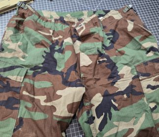 Repro Woodland Camo Trousers XL Size