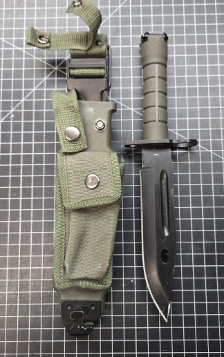 Reproduction M9-style bayonet with sheath