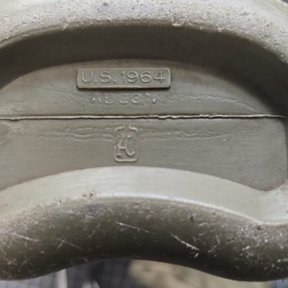 Vietnam Ear Canteen Carrier, Cup, and 1964 Dated Canteen - Image 4