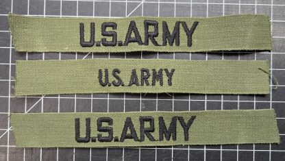 US Army branch tapes, Set of 3