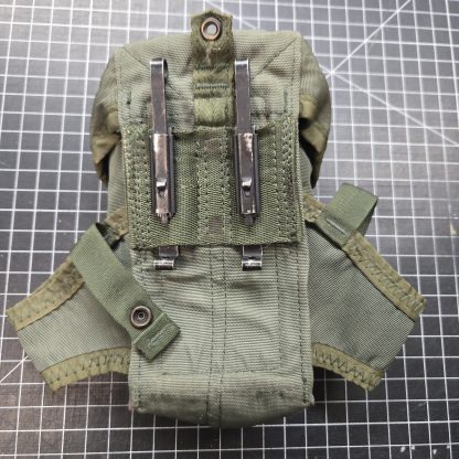 Magazine Pouch, USGI M16, designed for 30-round mags, OD green nylon