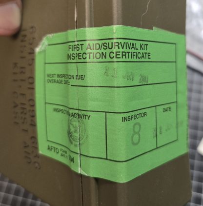 Individual First Aid/Survival Kit, dated June 2008 - Image 7