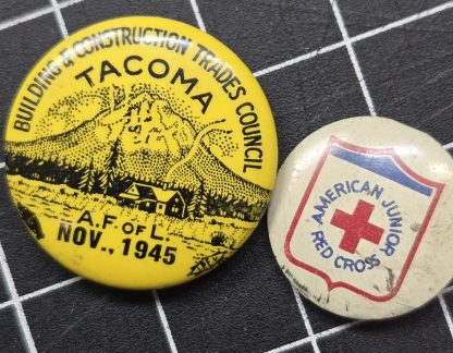 Mixed lot of vintage military and union memorabilia ~1945