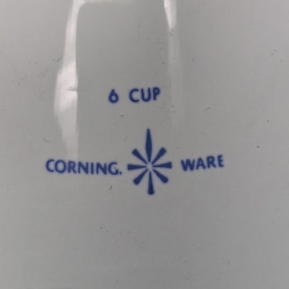 Corning Ware 6-Cup Percolator Coffee Pot- Cornflower Blue pattern, produced circa 1959–1970s - Image 4
