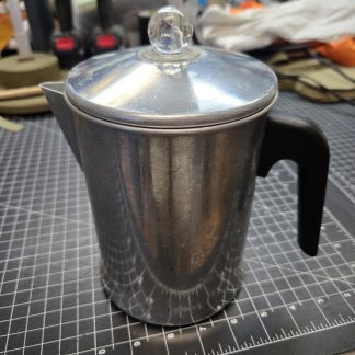Vintage Aluminum Stovetop/Campfire Percolator Coffee Pot