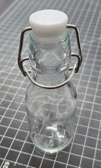Queekay 2 oz (60 ml) Mini Swing-Top Glass Bottle