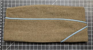 WWII Unissued Garrison Cap, Infantry 6-5/8