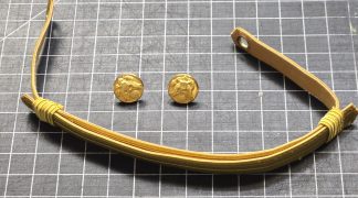 U.S. Army Officer Service Cap Chin Strap Gold Braid Replacement