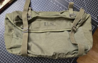 WWII US Army Lower Pack M1945 BOYT Marked Combat Pack Repaired Straps