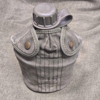 Vietnam Ear Canteen Carrier, Cup, and 1964 Dated Canteen