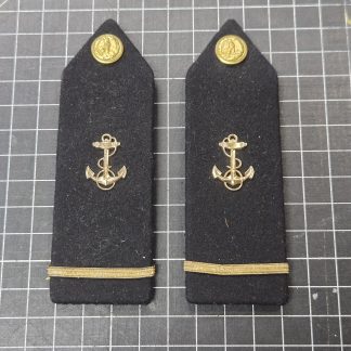 Vintage U.S. Navy Ensign Shoulder Boards with Anchor Device Pair