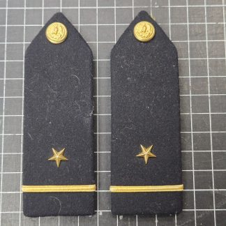 Vintage U.S. Navy Ensign Shoulder Boards Pair by Vanguard with Line Officer Stars