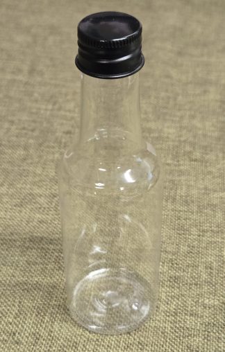 Bottles, 6" tall clear plastic sauce bottles!