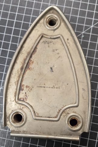 Antique 1914 Patented Sad Iron Trivet or Heat Diffuser for Stove-Heated Flat Irons