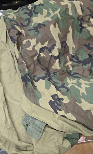 U.S. Military Woodland Camo Bivy Cover Sleeping Bag Cover 1998 Tennier Industries