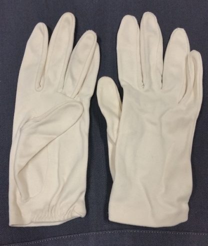 Gloves, Women's Off-White Cloth