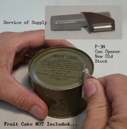P 38 Can Opener Service Of Supply, Army Can Opener