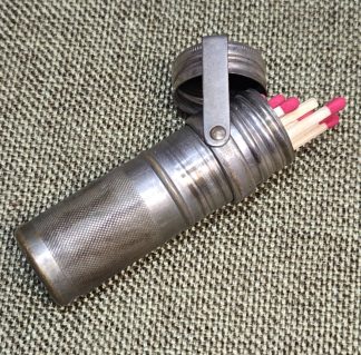 Vintage Everdry Metal Match Safe, Park Sherman Co., Springfield, Illinois